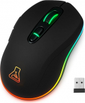 G-LAB - Kult Krypton - Juhtmevaba m&auml;nguhiir 6400 DPI - Juhtmevaba hiir Bluetooth & 2,4 GHz, RGB, laetav aku, 7 nuppu, kerge, m&otilde;lemapoolne - must - Uus - uus