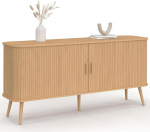 IDMarket - Romie XXL madallaud 160 cm lamellide efektiga 2 l&uuml;kanduksed