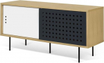 Temahome 9003.402616 Sideboard Dann Dots, puit, valge ja hall, 135 x 45 x 65 cm