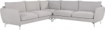 Bellano nurgadiivan pehmendusega 276 x 276 x 87 cm Mikrokiud metallist jalad kroomitud vabalt seisev Bellano h&otilde;bedane