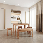 Krok Wood Berlin s&ouml;&ouml;gilaud t&auml;ispuidust p&ouml;&ouml;ning (75 x 75 x 75 cm)