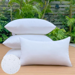 30 x 50 cm &otilde;uepatjade t&auml;itmine 4 veekindla padja komplekt aiam&ouml;&ouml;bli diivanile ja terrassile Valged ristk&uuml;likukujulised padjad Premium t&auml;idisega ilmastikukindlad ja dekoratiivsed diivanipadjad