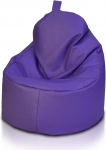 Ecopuf Yoko Bean Bag v&auml;ljas ja siseruumides Faux Leather Bean Bag koos Anti-Lost Zipiga