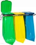 Gsg24 hanging wall holder for waste sorting in 3 colors - 120L bags