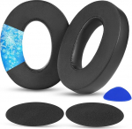 TaiZiChangQin HD620S jahutusgeel k&otilde;rvapadjad, mis &uuml;hilduvad Sennheiser HD620S HD 620S HD620 peakomplektide k&otilde;rvapadjadega Asendusk&otilde;rvapadjad m&auml;luvaht mustad