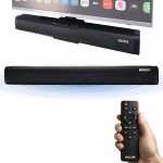 Falcon SB05 - 30W Immersive Soundbar (koos telerihoidikuga) - HDMI ARC, Bluetooth 5, t&auml;iustatud s&uuml;gav bass, optiline sisend, USB sisend, Line-In
