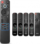 F&uuml;r LG-Smart-TV-Fernbedienung, Magic Remote f&uuml;r LG Fernseher NanoCell OLED EVO QNED QLED UHD TV, kompatibel mit MR21、MR22、MR23、MR24、MR25