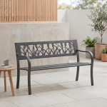 Garden Vida Garde Vida terasest Tulip aiapink 3-kohaline v&auml;ljas pargipink Patio Furniture 77 H x 125 W x 53 D cm must