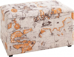 HAKU Istmekirst Disain MDF Tekstiil Kangas M&otilde;&otilde;tmed B 65 cm x K 42 cm x S 40 cm Stiil: Moodne