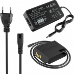 HYCTP ACK-E18 toiteadapter DR-E18 DC Coupler LP-E17 Dummy Battery Kit Canon EOS Rebel T6i T7i SL2 RP R8 R10 R50 R100 T8i T6S 77D 200D 250D 760D 800D 800D 850D 800D 800D 000D kaameratele