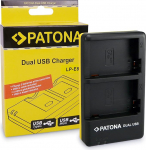 PATONA LP-E8 akulaadija 1967 (USB Dual LED) &uuml;hildub Canon EOS 550D 600D 650D 700D-ga