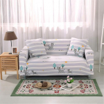 Surwin Diivanikate Diivanikatted 1 2 3 4-kohaline muster Elastne universaalne diivanikate Diivanikate Stretch Slipcover Diivanikate k&auml;etugede diivanile (Zebra 4-kohaline (235-300 cm))