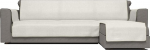 Itaalia voodipesu Comfort Anti Slip diivanitekk koos Chaise Longue'ga 190cm Cream
