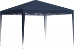 3 x 3 m Automaatne kokkupandav akordion terasest Gazebo Garden Gazebo (ilma k&uuml;lgpaanideta, sinine)