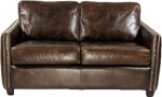 Lounge diivan Rust 2-kohaline Vintage nahast ehtne nahast diivan Vintage Cigar, tumepruun