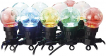 EMOS LED Fairy Lights v&auml;rviline sise- ja v&auml;litingimustes kasutamiseks, 5 m pikk Party Fairy Lights koos 10 LED-pirniga palli kujul, toiteallikas ja trafo, IP44, pidude, j&otilde;ulude, kaunistuste jaoks ZY1938