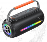 Tragbarer Bluetooth Lautsprecher mit Griff, 40W Leistungsstarker Musikbox mit Dualen Bass-Treibern, BT5.4/IPX7 Wasserdicht/30H Akku, TWS Kopplung/AUX/TF, Kabelloser Speaker f&uuml;r Party/Outdoor/Reisen