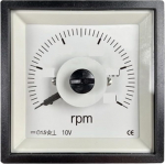 Q72-ZC taksomeeter 10 V sisend 100 p/min 300 p/min 600 p/min 1500 p/min 3000 p/min DC taksomeeter (DC2500RPM 10V)