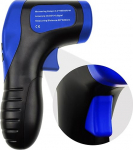 Digitaalne lasertahomeeter, tahhomeeter, mugav puutevaba mootori tahhomeeter, optiline tahhomeeter, MAX/MIN/AVG t&auml;psus &plusmn;0,02% + 1, 2,5-99999RPM vahemik, 50-500mm kaugus