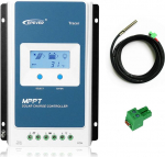 EPEVER MPPT Solar Charge Controller 40 A 12 V / 24 V Auto Work Max. PV 100 V Solar Panel Controller Common Negative LCD Display for Gel AGM Flooded Sealed Lithium Battery (Tracer4210AN)