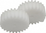 Lastic-Zahnr&auml;der Kunststoff-Motorgetriebe, 2 St&uuml;ck, 1,5 m, 22 Z&auml;hne, gerades flaches zylindrisches Getriebe, 36 mm Au&szlig;endurchmesser, 15 Dicke, 4-15 Bohrung(4MM BORE)