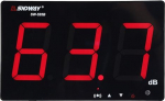 Helitaseme m&otilde;&otilde;tja tester USB Powered 9,6-tolline LCD digitaalne helitaseme m&otilde;&otilde;tja seinale riputatav 30-130 dB m&uuml;ra tester t&auml;psem&otilde;&otilde;tmine