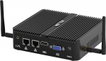 HISTTON Mini PC Fanless J5005, DDR4 8GB RAM 128GB SSD, t&ouml;&ouml;stusarvuti 2 RS232 COM, Dual LAN, WiFi 5, BT4.2, HD/VGA &uuml;hendus, Mini lauaarvuti Win 11 Pro