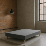 Sommiflex Box Spring voodi 130 x 190 cm Hall Valmistatud Prantsusmaal