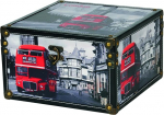 Kleiber 91979 London Storage Chest Box Suur hoiukast, kast, puit, must, 30 x 18 cm