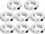 QUARKZMAN 8 St&uuml;ck Klemmringe f&uuml;r Welle, 35mm Bohrung 60mm AD 15mm Breite Stellringe Aluminiumlegierung Gewindestift Wellenkragen
