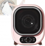 Portable Condenser Tumble Dryer - 0.8kg Load Capacity - Compact Wall Mounted Mini Spin Dryer for Countertop Use - Efficient 5kg Capacity for Small Spaces