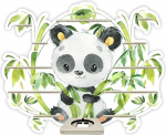 Farbklecks-Collection Panda Music Box riiul - sobib Tonieboxile - riiul, kus on ruumi karpidele ja 35-40 figuurile