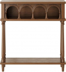 Konsolentische f&uuml;r den Flur, schmaler Bauernhaus-Eingangstisch, Holzkonsolentisch mit offenem Regal, 39,37" Sofatisch mit Stauraum, Konsolentische f&uuml;r den Eingangsbereich, Wohnzimmer