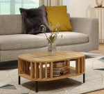 BDW - kohvilaud - diivanilaud avatud riiuliga, WOTAN tammepuust liistud - riiul - k&uuml;ljelaud, lowboard - elutuba, salong - kaasaegne - elutoa laud - kirstulaud - puitmaterjal - telerilaud