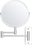BELLE VOUS Kosmeetikapeegel Raseerimispeegel - 360&deg; p&ouml;&ouml;rlev kosmeetikapeegel seinale paigaldatav - kosmeetikapeegel 5x suurendusega - meikimispeegel - raseerimispeegel suurendusega
