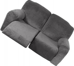 Garneck 1 Set Velvet Diivan Cover Lounger Seat kangas Complete Diivan Cover Modern mugav Stretch Diivan Cover Beige White Dekoratiivne diivan Cover Plain Diivan Cover Diivan Cover Couch