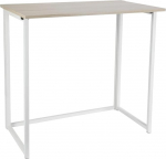 Easylife Folding Table Space Saving Desk Ready Assembled Simply Unfold Legs Folds Flat for Storing Food Hobbies Work Study L80 x W45 x H74cm