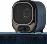 0,8 kg v&auml;ike kondensaatoriga trummelkuivati, 450 W kompaktne kaasaskantav trummelkuivati, 360 &deg; sinine valgus, antibakteriaalne, kaks temperatuurikontrollitud sondi suurema ohutuse tagamiseks kodus, &uuml;hiselamus, autosuvilas.