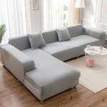 IZREEL L/U Form Sofa Slipover Sectional Couch Cover 1 St&uuml;ck dehnbar elastisch 2/3/4 Sitzer Sofa Abdeckung M&ouml;bel Protector Schonbez&uuml;ge f&uuml;r Wohnzimmer mit 1 Kissenbezug (Farbe: C, suurus: C, suurus: C, suurus: C, suurus: C, suurus: C, suurus: C: 188 cm ...