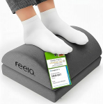 feela. Jalgpind [v&otilde;rdlusv&otilde;itja] - Ergonoomiline jalutuspink Premium vahtpolsterdusega - libisemisvastane, reguleeritava k&otilde;rgusega, t&ouml;&ouml;laua tarvikud kodukontorisse ja m&auml;ngimiseks (tumehall)