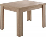 AVANTI TRENDSTORE Monza kaasaegne v&auml;ljapandav s&ouml;&ouml;gilaud laminaatpuidust Sonoma tammepuust, pikendatav kuni 136 cm, m&otilde;&otilde;dud LAP 80/136 x 78 x 60 cm