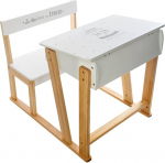 Atmosphera- laste magamistoa koolilaua ja pink