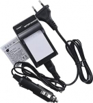 DSTE EN-EL8 ENEL8 asendusaku + reisilaadija, mis &uuml;hildub Nikon Coolpix P1, P2, S1, S2, S3, S5, S6, S7, S8, S9, S50, S51, S52 mudelitega.