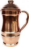 Rastogi Handicrafts Pure Copper Maharaja Jug Copper Pitcher for Ayurveda Health Benefit