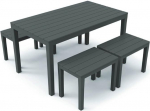 Ipae-Progarden Samoa Set, Anthracite, 30 x 30 x 30 cm