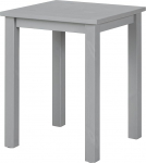 Inter Link - Wooden Side Table - Small Table Made of Solid Pine Wood with Natural Grain - FSC Certified - Wooden Table as Coffee Table, Sofa Table, Living Room Table - 45 x 45 x 55 cm - Grey