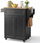 Bealife k&ouml;&ouml;gik&auml;ru koos r&auml;tikuhoidja ja maitseainelaudadega, ratastel k&ouml;&ouml;gisaar, liigutatav k&ouml;&ouml;gikapp sahtlitega, serveerimisvanker k&ouml;&ouml;ki, s&ouml;&ouml;gituppa, esikusse (must)