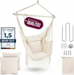 HEIMLING&reg; rippuv tool sise- ja v&auml;listingimustes XXL [k&otilde;ik koos riputusega + 3 padjaga] rippuv tool lastele ja t&auml;iskasvanutele kuni 150 kg H&auml;ngematt siseruumides elutoas magamistoas aias r&otilde;dul terrassil
