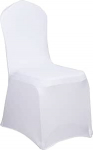 HENGMEI Universal Chair Cover Stretch Chair Covers pulmade ja pidustuste s&uuml;nnip&auml;evade dekoratsioonitoolile (valge, pakend 50)