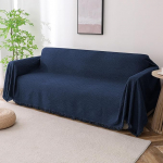 Puuvillane diivan Slipcovers R&auml;tik Diivan Covers Geomeetriline diivan Cover M&ouml;&ouml;bli lemmikloomade kaitsja Stiilne viskab Sectional Diivan Diivan Diivan katab lemmikloomadele (71 x 118 tolli, merev&auml;gi)